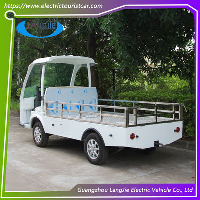 2 Seater Electric Hotel Buggy Car AC Electric Delivery Van With Cargo 25km/H For Factory