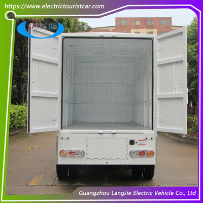 Iron Container Electric Luggage Cart  ACmotor Small Cargo Vans With 2 Seats  For Hotel