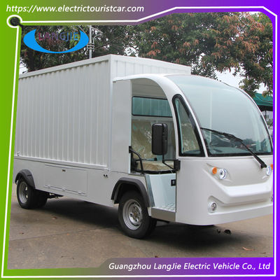 Professional 7.5KW AC Motor Electric Luggage Cart 2 Seats Electric Transit Van For Hotel