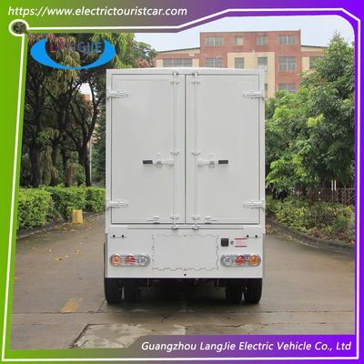 Professional 7.5KW AC Motor Electric Luggage Cart 2 Seats Electric Transit Van For Hotel