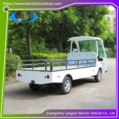 2 Seats Battery Powered Electric Luggage Cart AC Motor 48V Controller For Factory