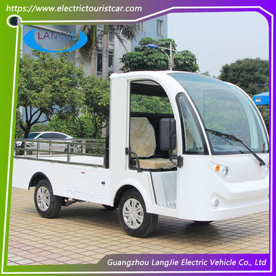 White 2 Seats Electric Delivery Car AC 48V Electric Powered Utility Vehicles For Factory