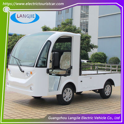 White 2 Seats Electric Delivery Car AC 48V Electric Powered Utility Vehicles For Factory