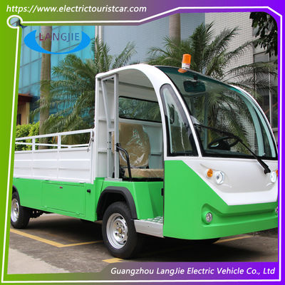 0.9 Ton 2 Seats Electric Luggage Cart With AC Motor electric cargo car 48v For Factory