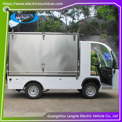 5KW Powerful Motor Left Hand Drive Electric Luggage Cart 2 Seats Electric Freight Car With Roof