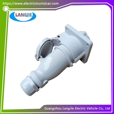 Low Voltage 2P 220V 32A Marshell Electric Sightseeing Car Y-20 Power Plug And Socket IP44 Bus