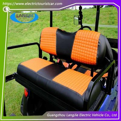 Scratch Resistant Leather Front And Rear Club Car DS Golf Car Leather Seat Covers