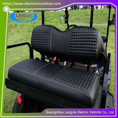 Club Car DS Golf Car Cushion And Backrest Leather Cover Checkered Pattern Component