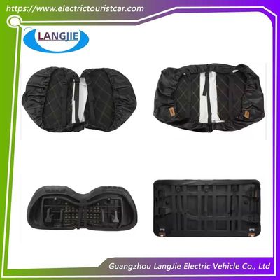 Club Car DS Golf Car Front Cushion Double Diamond Pattern Seat Black Set Accessories