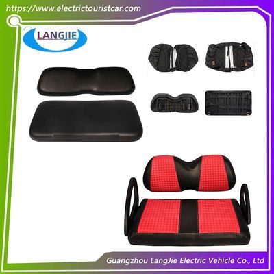 Club Car Golf Car Club Car Precedent Red Leather Cover For Front And Rear Seats