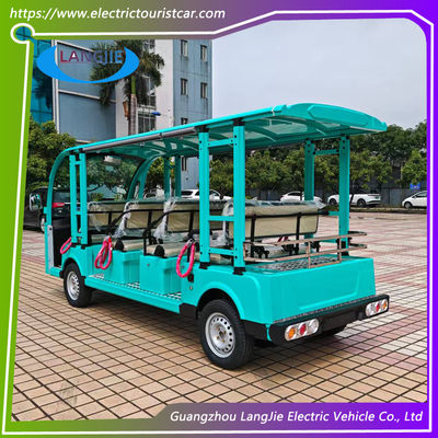 7.5kW AC Motor 11 Seats Electric Tourist Car Max Speed 30km/H For Public Area Transportation