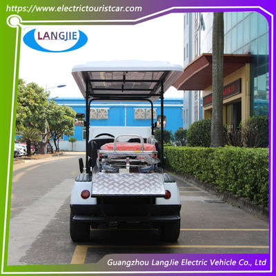 2 Seats + 1 Bed Multi Passenger Electric Ambulance Car 48V AC Motor For Park