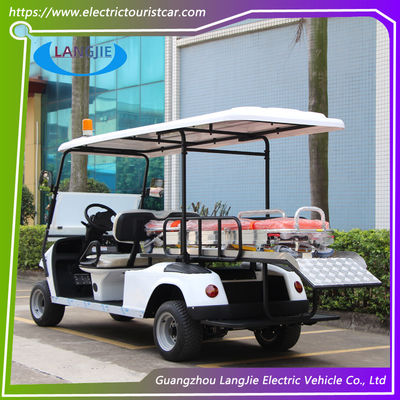 Resort Electric Utility Golf Cart 2 Seater+ 1 Bed Electric Car With Top Light For Airport