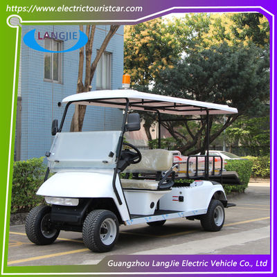 Resort Electric Utility Golf Cart 2 Seater+ 1 Bed Electric Car With Top Light For Airport