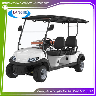 2 Seats+1 Bed Electric Powered Golf Carts  AC Motor 5KW Electric Ambulance Car For Hospital