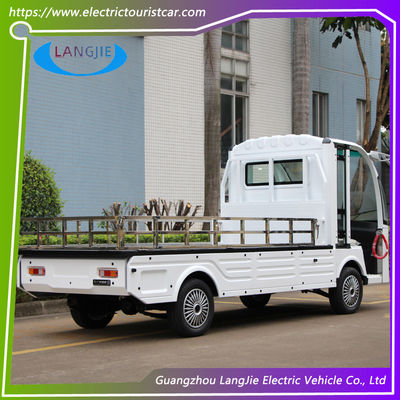 2 Seater Golf Cart White 72V AC Motor Electric Luggage Carts  For Hotel Resort Factory