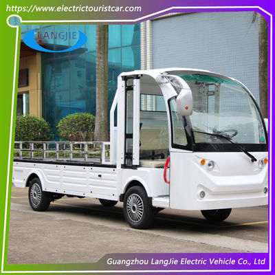 72V 7.5KW AC Motor Electric Luggage Cart With Cargo Box And 2 Seater Golf Cart White For Hotel