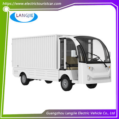 2 Person Electric Transportation Vehicles 72V Electric Delivery Cart With Closed Box