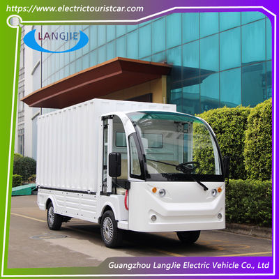 2 Seater Freight Cart 72V 7.5KW AC Motor Electric Luggage Carts Cargo Box  For Factory Park