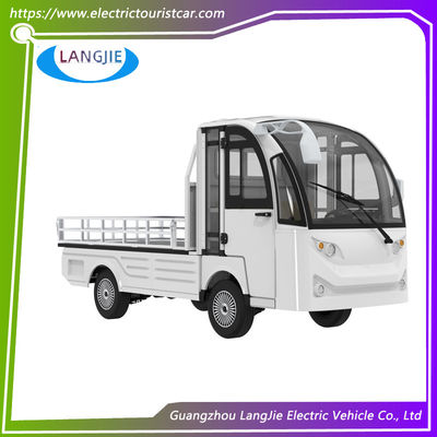 White 2 Seats Electric Delivery Van 5KW With AC Motor Controlller For Resort And Hotel