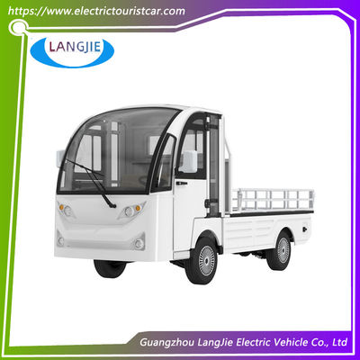 2 Seater Golf Cart  White  AC 48V 5KW Electric Utility Carts With Cargo Box