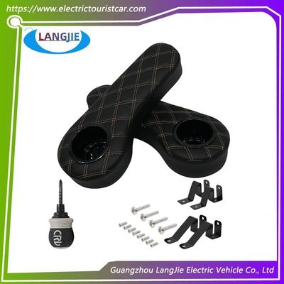 Club Car Golf Car Diamond Armrest Rear Seat Kit With Cup Holder