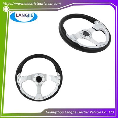EZGO Fixed Black Frame Modified Steering Wheel For Golf Cart Components