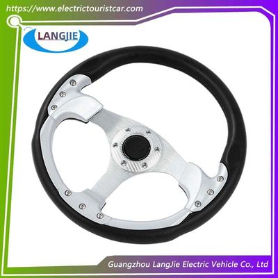 EZGO Fixed Black Frame Modified Steering Wheel For Golf Cart Components