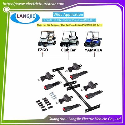4-Seater EZGO TXT Seat Belt Buckle Kit For Four-Wheel Golf Cart