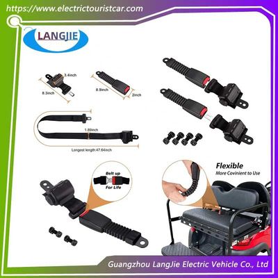 EZGO TXT Golf Club Car Seat Belt Kit With Bracket