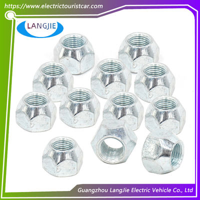 Golf Car Cone Lug Nut Zinc Plated Tire Lugs Wheel Nuts Open End Acorn Lug Nuts 1/2 Inch