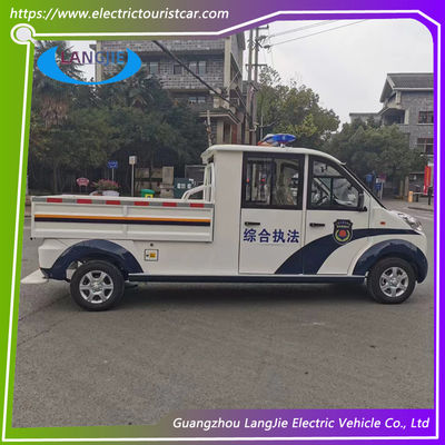 High Performance White Electric Patrol Car For Tourist Resorts For Park Airport