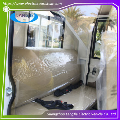 5 Seater Electric Patrol Car , Electric Powered Utility Carts With Big Light On Roof