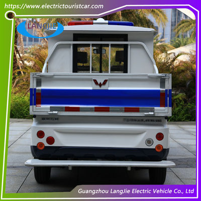 4/5 Seats Electric Patrol Car Iron Cargo Box Container Electric Cargo Van With Customized Dimension
