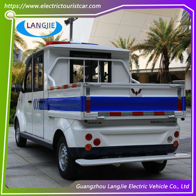 5 Seater 72V Electric Patrol Car Utility Electric Vehicle With Big Light On Top