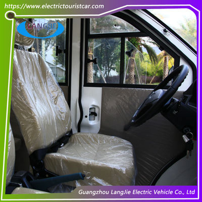 4/5 Seats Electric Patrol Car Iron Cargo Box Container Electric Cargo Van With Customized Dimension