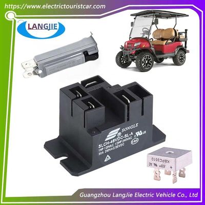 Club Car Golf Cart Small Power 4-Pin Relay Repair Kit