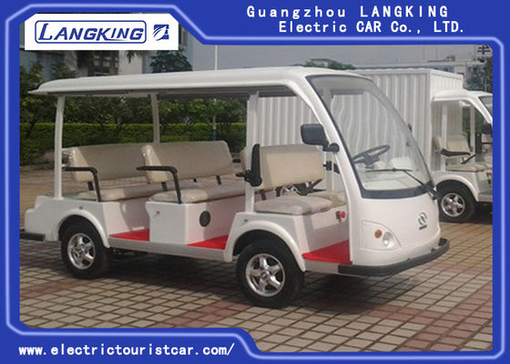 48V DC Motor Mini Electric Tourist Car 8 Seats Loading 640KGS Light Weight