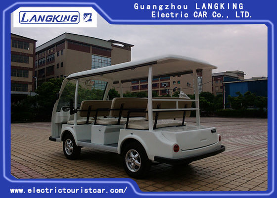 48V DC Motor Mini Electric Tourist Car 8 Seats Loading 640KGS Light Weight