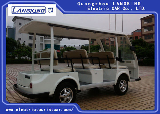 48V DC Motor Mini Electric Tourist Car 8 Seats Loading 640KGS Light Weight