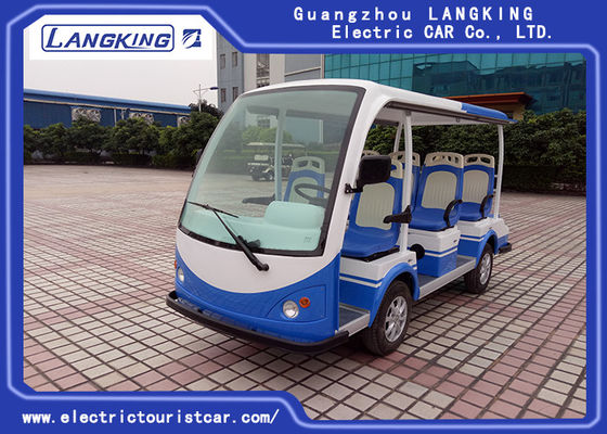 8 Seater Climbing Ability 18% Electric Tourist Car with Medical Chest for Airport
