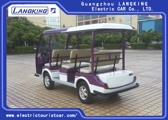 FR Brake Drum 8 Seater Electric Sightseeing Bus With Sofa Chair Electric Tourist