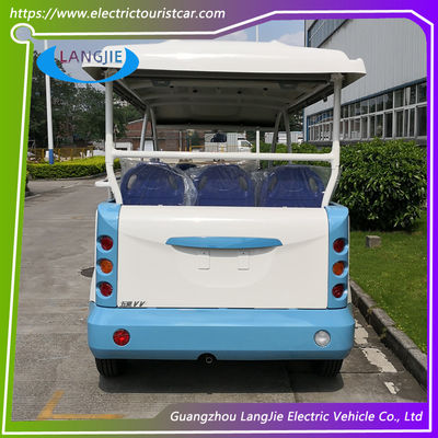 11 Persons Passenger Cabin Gas Tourist Buggy White Color For Resort Car