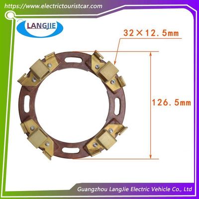 Four Wheel Electric Sightseeing And Patrol Vehicles LVTONG Motor Carbon Brush Holder Assembly Components