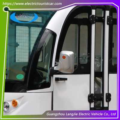 White Hospital Electric Tourist Car 18% Climbing Ability 28km/H Max Speed