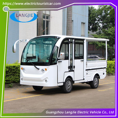Blue / White Color Electric Ambulance Car With Toplight For Hospital