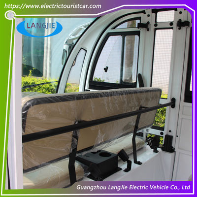 Battery Powered Blue Electric Tourist Vehicles 8 Seats With Stylish Exterior