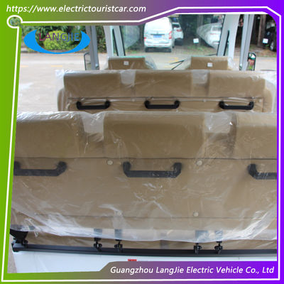 FR Brake Drum 8 Seater Electric Sightseeing Bus With Sofa Chair Electric Tourist
