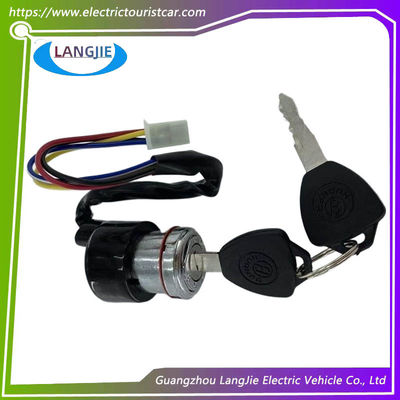 Electric Sightseeing Patrol Car Marshell 4-Wire Key Start Switch Parts
