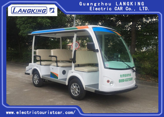 8 Seats Blue Eco Friendly Electric Tourist Car High Frequency Onboard Charger
